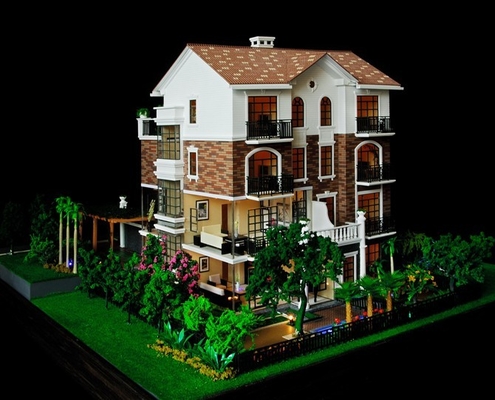 modelo da construção modelo arquitectónica diminuta do fabricante 3D/casa de campo/factura residencial do modelo à escala da casa fornecedor