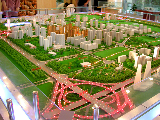 fabricante 3D modelo arquitectónico bonito forte para o planeamento da praia fornecedor