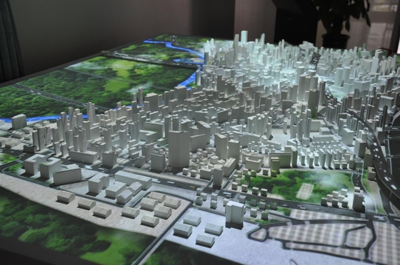fabricante 3D modelo arquitectónico bonito forte para o planeamento da praia fornecedor