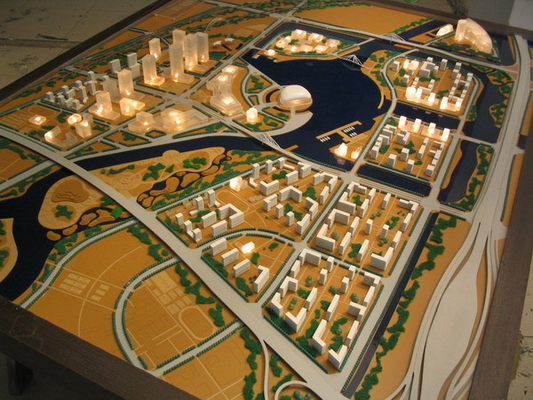 fabricante 3D modelo arquitectónico bonito forte para o planeamento da praia fornecedor