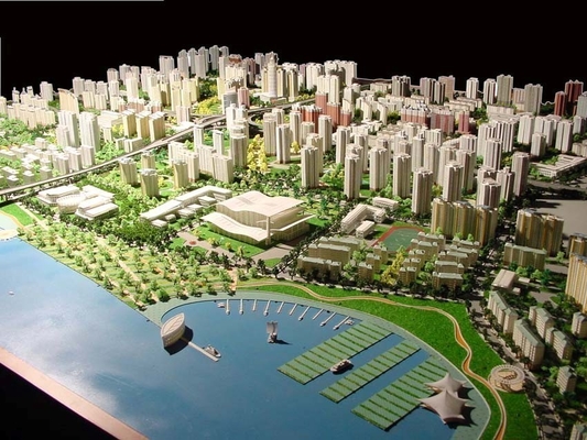 fabricante 3D modelo arquitectónico bonito forte para o planeamento da praia fornecedor