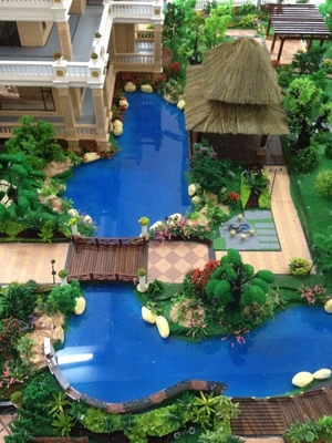 Fabricante modelo arquitectónico da exposição do cenário, modelo à escala durável da cena fornecedor