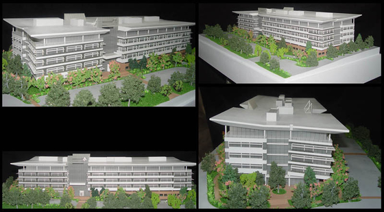 Fabricante modelo arquitectónico acrílico para blocos residenciais de Commerical fornecedor