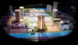 Fabricante modelo arquitectónico durável da cidade fresca, modelo à escala da torre de ECO fornecedor