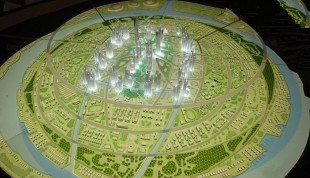 o ABS modelo arquitectónico bonito do fabricante 3D para a cidade eleva-se planeamento fornecedor