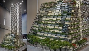 o ABS modelo arquitectónico bonito do fabricante 3D para a cidade eleva-se planeamento fornecedor