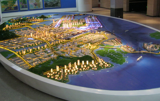 Fabricante modelo arquitectónico da disposição forte da cidade, modelo diminuto da disposição da cidade fornecedor