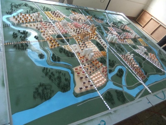 Fabricante modelo arquitectónico da disposição do planeamento urbanístico, modelo da disposição da cidade de Arcylic fornecedor