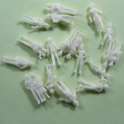 Povos arquitectónicos do modelo à escala do branco HO, figuras eretas do 1:87 2.0cm fornecedor