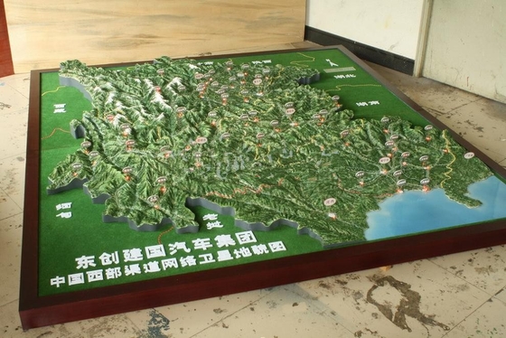 O modelo arquitectónico personalizado da escala fornece o acrílico para a disposição da cidade fornecedor