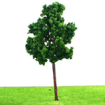 verde de 11CM e árvores modelo diminutas de Brown, árvores do modelo do trem da paisagem do cenário do 1:100 da escala fornecedor