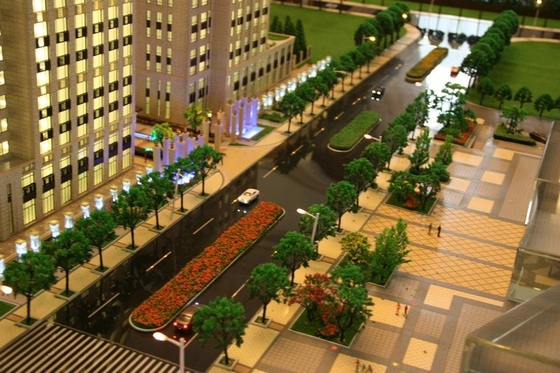 Cenário do modelo à escala da iluminação para Real Estate que constrói a disposição diminuta fornecedor
