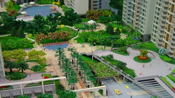 Cenário acrílico do modelo à escala da iluminação para a disposição do modelo do desenvolvimento urbano fornecedor