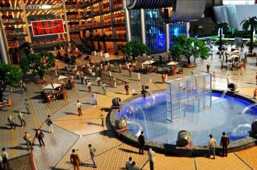 Fabricante diminuto agradável feito sob encomenda do modelo da disposição do cenário do centro comercial fornecedor