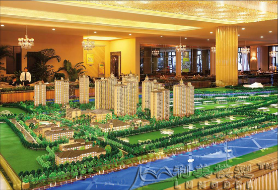 Modelo arquitectónico do hotel que faz a fontes 3D o CE virtual ROHS fornecedor