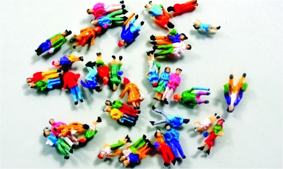 O pessoa arquitectónico colorido do modelo à escala pintado figura 1.3cm fornecedor