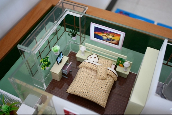 Miniatura arquitectura construção de modelos de escala casa Main Bedroom fornecedor