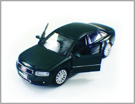 OEM 1:24 carros de modelo em escala Diecast inteligente personalizado exibe Audi A8 fornecedor
