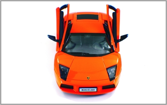 1:24 Mini Custom escala modelo RC carros Lamboighini MURCIELAGO fornecedor