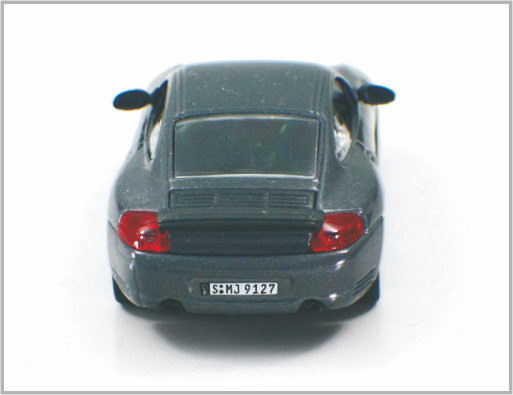 1/43 turbocompressor feito sob encomenda fundido de Porsche dos carros de modelo à escala da liga do preto de carbono 911 para a coleção fornecedor
