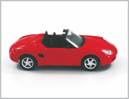 1/43 fundiu carros de modelo à escala feitos sob encomenda Porsche Boxster da liga vermelha para a coleção &amp; o presente fornecedor