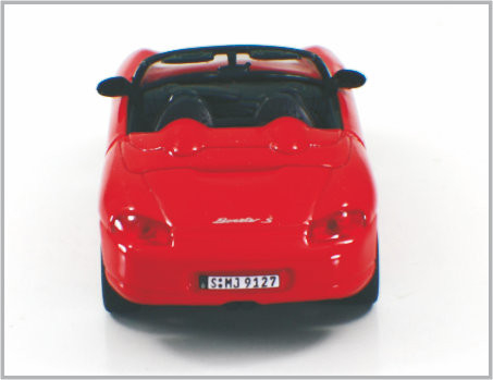 1/43 fundiu carros de modelo à escala feitos sob encomenda Porsche Boxster da liga vermelha para a coleção &amp; o presente fornecedor