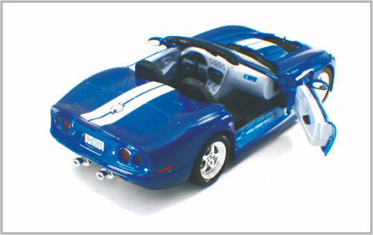Mini série 1999 feita sob encomenda azul fundida de Shelby dos carros de modelo à escala da liga 1 como o presente fornecedor