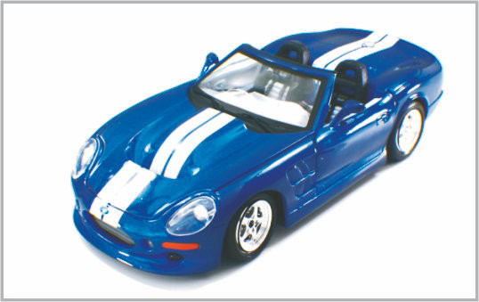 Mini série 1999 feita sob encomenda azul fundida de Shelby dos carros de modelo à escala da liga 1 como o presente fornecedor