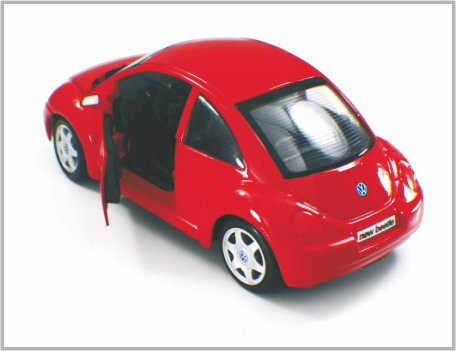Mini carros de modelo à escala feitos sob encomenda vermelhos fundidos Volkswagen New Beetle da liga como o presente fornecedor