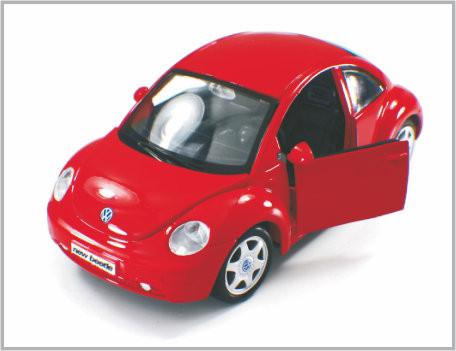 Mini carros de modelo à escala feitos sob encomenda vermelhos fundidos Volkswagen New Beetle da liga como o presente fornecedor
