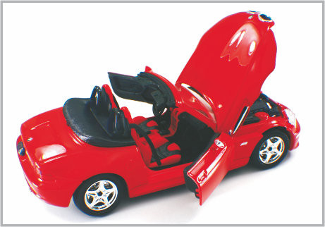 1/24 baratas feitas sob encomenda vermelhas fundidas de BMW dos carros de modelo à escala da liga como em casa Decoratio fornecedor