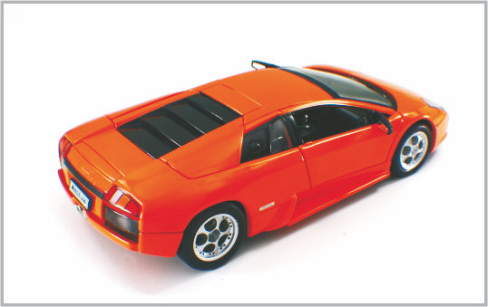 1/24 fundiu o murcielag feito sob encomenda laranja-vermelho Decoratio de Lamboighini dos carros de modelo à escala da liga fornecedor
