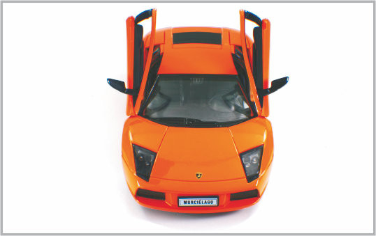 1/24 fundiu o murcielag feito sob encomenda laranja-vermelho Decoratio de Lamboighini dos carros de modelo à escala da liga fornecedor