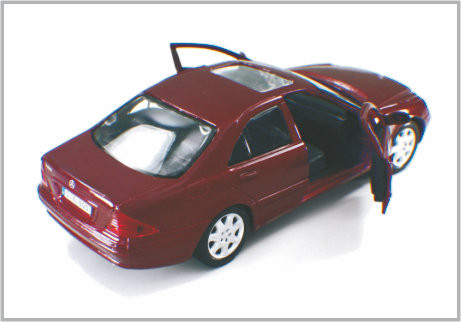 1/24 fundiu a obscuridade da liga - classe feita sob encomenda vermelha de Mercedes Benzs dos carros de modelo à escala como Decoratio fornecedor