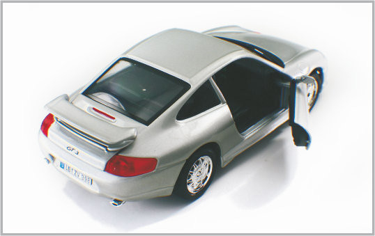 1/24 fundiu carros de modelo à escala feitos sob encomenda brancos prateados Porsche da liga GT3 como em casa Decoratio fornecedor