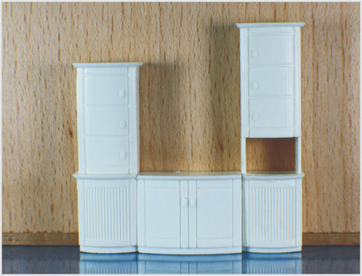 Modelo de escala OO modernas casas maquete arquitetônica móveis armário de 1025-02 fornecedor
