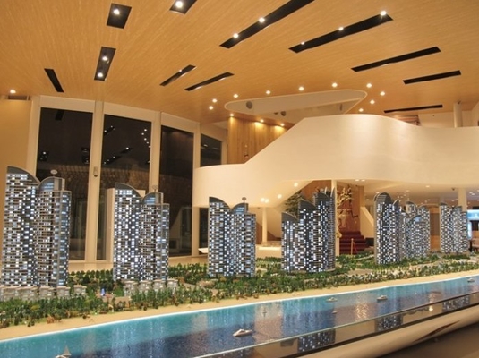 factura modelo de modelagem arquitectónica do supermercado 3d, CE arquitectónico ROHS dos modelos 3d fornecedor