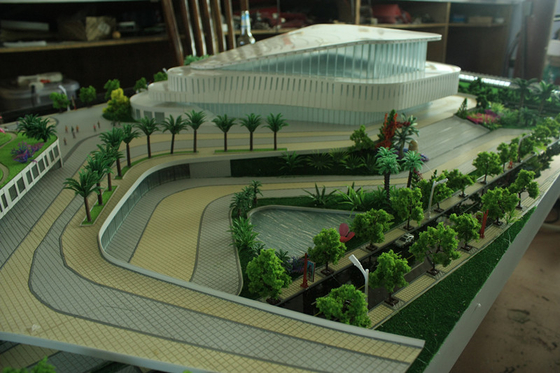 Disposições modelo feitas sob encomenda do trem/construções modelo arquitectónicas do hotel fornecedor