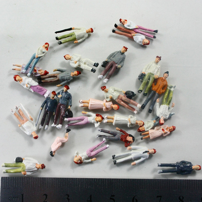 Os materiais do modelo à escala do 1:100/povos arquitectónicos do modelo pintaram o boneco de acção 1.8cm fornecedor